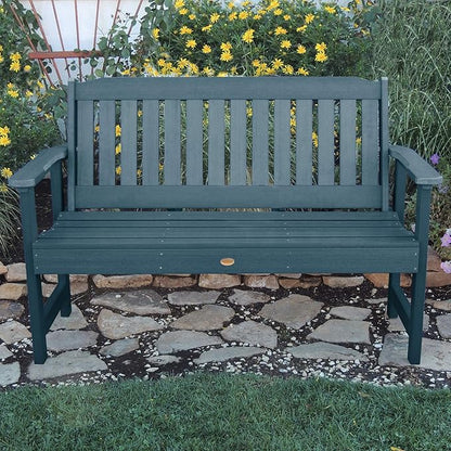 highwood Lehigh Garden Bench, 5 Feet, Nantucket Blue