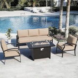 Gotland Aluminum Patio Furniture Set - Photo 1