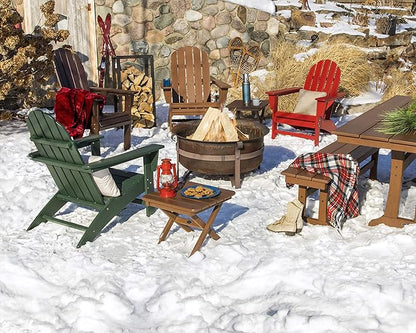 Polywood Vineyard Adirondack Chair, Navy