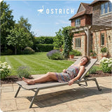 Ostrich Princeton Chaise Lounge Reading Tanning Lawn Chair, Outdoor Furniture for Pool, Beach, Patio, Backyard, and Deck - Photo 2