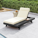 Christopher Knight Home Dami Patio Chaise Lounge Chair Outdoor with 4'' Foldable Cushion - Photo 1