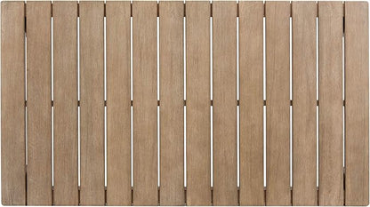 SAFAVIEH Couture Patio Martinique Natural Wood Outdoor Coffee Table