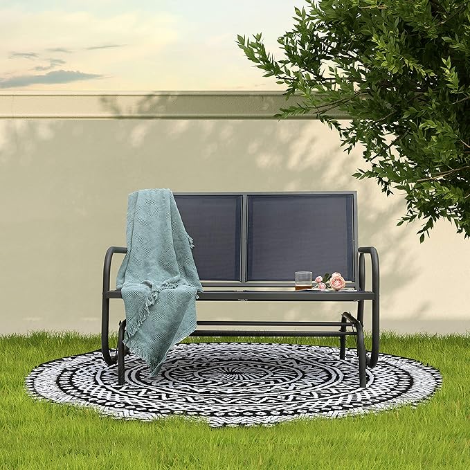 NUU GARDEN 2 Person Outdoor Glider Bench Patio Glider - Photo 8