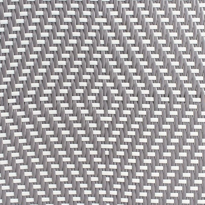 Safavieh PAT4011B Outdoor Collection Kylie Grey and White Rattan Bistro Table