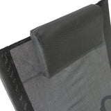 Outsunny Pool Lounger, Outdoor Rocking Lounge Chair for Sunbathing, Pool, Beach, Porch with Pillow & Cool Mesh - Photo 9