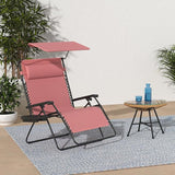 Best Choice Products Folding Zero Gravity Outdoor Recliner Patio Lounge Chair w/Adjustable Canopy Shade, Headrest - Photo 2