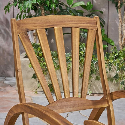 Christopher Knight Home Clark Rocker Recliners, Teak