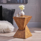 Christopher Knight Home Jerod Light-Weight Concrete Accent Table, Natural - Photo 2