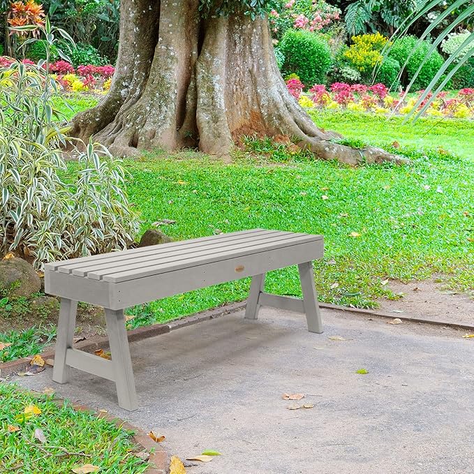 Highwood Weatherly Picnic Bench, 4ft, Harbor Gray