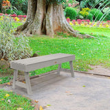 Highwood Weatherly Picnic Bench, 4ft, Harbor Gray - Photo 2