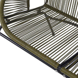 GDFStudio Patio Loveseat All-Weather Rattan 2 Seater Sofa Outdoor Patio Furniture Set for Balcony Poolside Backyard - Photo 6
