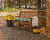 POLYWOOD GNB48TE Vineyard 48" Bench, Teak - Photo 7