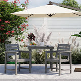 Anbuy Patio Dining Chair Set of 2, Outdoor Chairs with Curved Backrest and Ergonomic Armrests for Every Scene in Outdoor - Photo 7