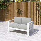 Kiss the Water Outdoor Patio Furniture Loveseat Sofa - Photo 8