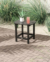POLYWOOD SBT18BL South Beach 18" Outdoor Side Table, Black - Photo 2