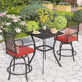 PHI VILLA 3 Piece Outdoor Bar Furniture Set - Photo 1
