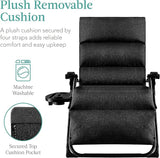 Best Choice Products Oversized Zero Gravity Chair, Folding Outdoor Patio Recliner - Photo 4