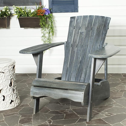 Safavieh Patio Collection Hampton Adirondack Acacia Wood Chair