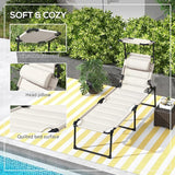 3-in-1 Oversized Sun Tanning Chair with Mat & Face Hole - Photo 5