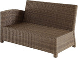 Crosley Furniture Bradenton Outdoor Sectional Left Side Loveseat, 2-Person Wicker Patio Couch for Deck - Photo 7