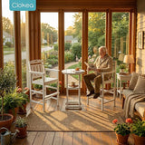 Ciokea 3-Pcs Bistro Table and Chairs - Photo 8