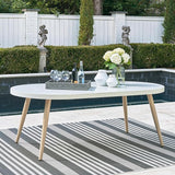 Signature Design by Ashley Seton Creek Casual Aluminum Outdoor Dining Table with Umbrella Hole and Cover Cap - Photo 2