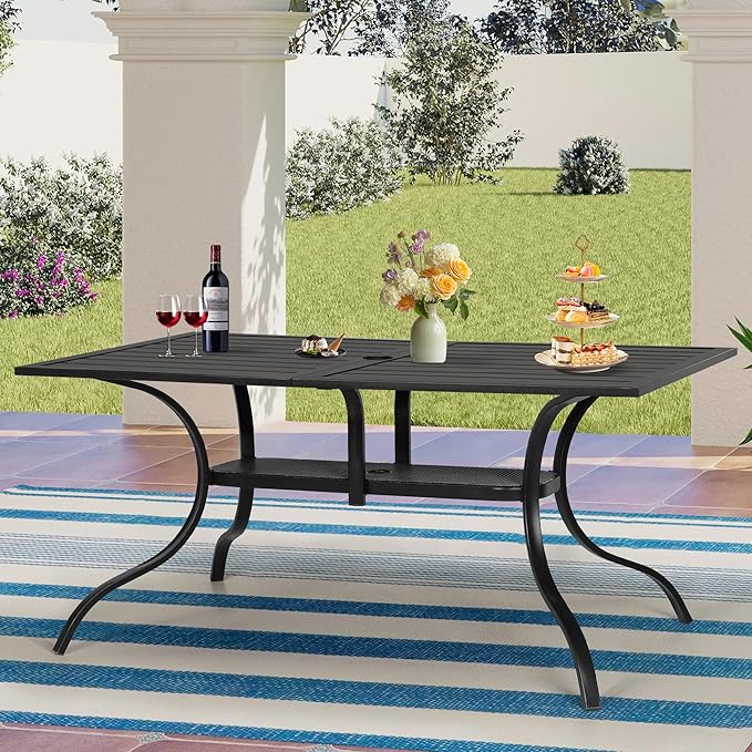 Oakcloud 60"x37" Patio Dining Table - Photo 2