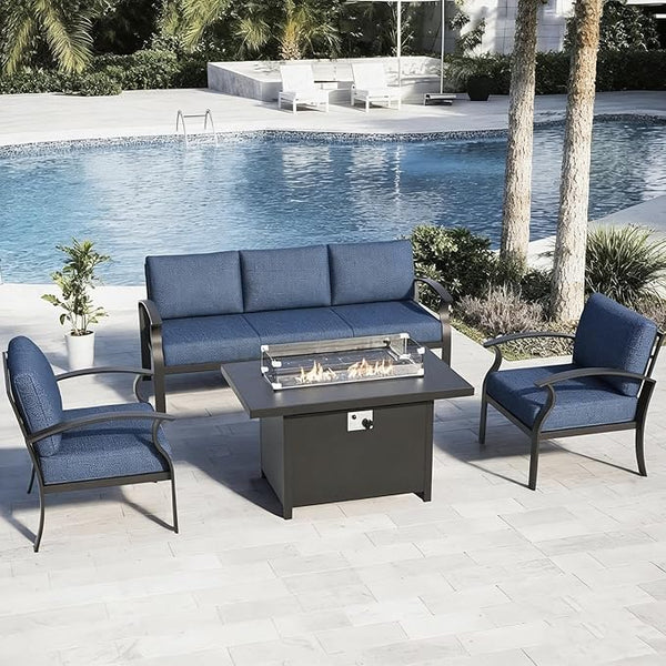 Gotland Aluminum Patio Furniture Set - Photo 1