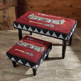 Park Designs Wilderness Canoe Hooked Stool - Photo 2