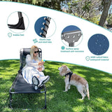 #WEJOY Folding Lounge Chair Outdoor, 5-Position Adjustable Sunbathing Tanning Chair with Shoulder Strap & Side Pocket - Photo 5