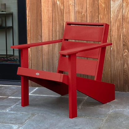Haven Modern Adirondack Chair, Boathouse Red