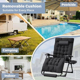 Homall Oversized Zero Gravity Chair, 32In Recliner Lounge Chair with Removable Soft Cushion and Cup Holder - Photo 7