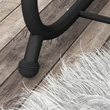 Outsunny 3-Seat Outdoor Patio Swing Chair, Converting Flatbed, Outdoor Swing Glider with Adjustable Canopy - Photo 8