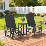 Outsunny Outdoor Glider Chair Set of 2 - Photo 8
