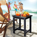 Y&M Outdoor Side Table, HIPS Adirondack Small Single Table, Waterproof Square Outside Table - Photo 2
