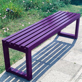 Park Bench for Outside, Outdoor Benches Weatherproof - Photo 1