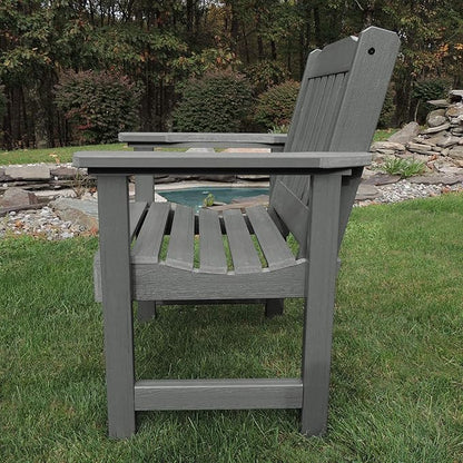 Highwood AD-CHGL1-CGE Lehigh Garden Chair, Coastal Teak