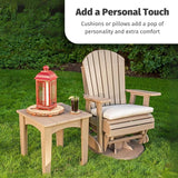 LuxCraft 2' Adirondack Swivel Glider - Available in 14 Colors, Dove Gray and Slate - Photo 6