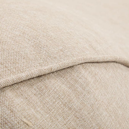 Christopher Knight Home Morton Outdoor Bean Bag Chair Set of 2, Fabric Bean Bag Chair for Adults and Kids, Indoor/Outdoor Sun Lounger with Headrest, Patio Chaise Lounge Chair Set of 2, Dark Beige