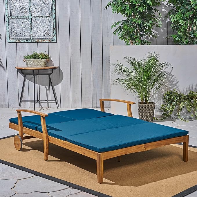 Outdoor Double Chaise Lounge Chairs - Photo 4