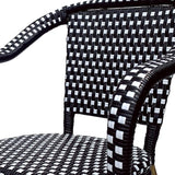 Christopher Knight Home Cecil Bistro Chairs, Black + White + Wood Print - Photo 9