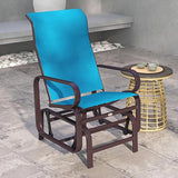 Outsunny Outdoor Glider Chair, Gliders for Outside Patio with Smooth Gliding Mechanism and Lightweight Construction for - Photo 7