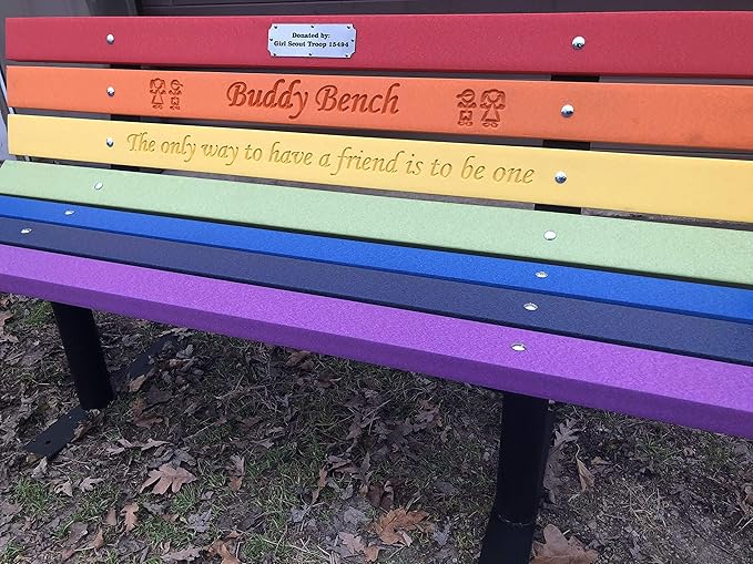 Park Bench Frames-Free Standing-Black Powder Coating