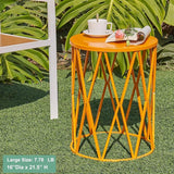 Y&M Set of 3 Stacking Coffee Table for Living Room, Patio Side Table, Indoor End Tables for Bedroom - Photo 3