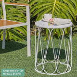 Y&M Set of 3 Stacking Coffee Table for Living Room, Patio Side Table, Indoor End Tables for Bedroom - Photo 4