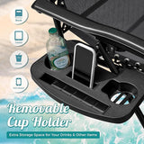 Homall Zero Gravity Chair Patio Folding Lawn Lounge Chairs Outdoor Lounge Gravity Chair Camp Reclining Chair with - Photo 6