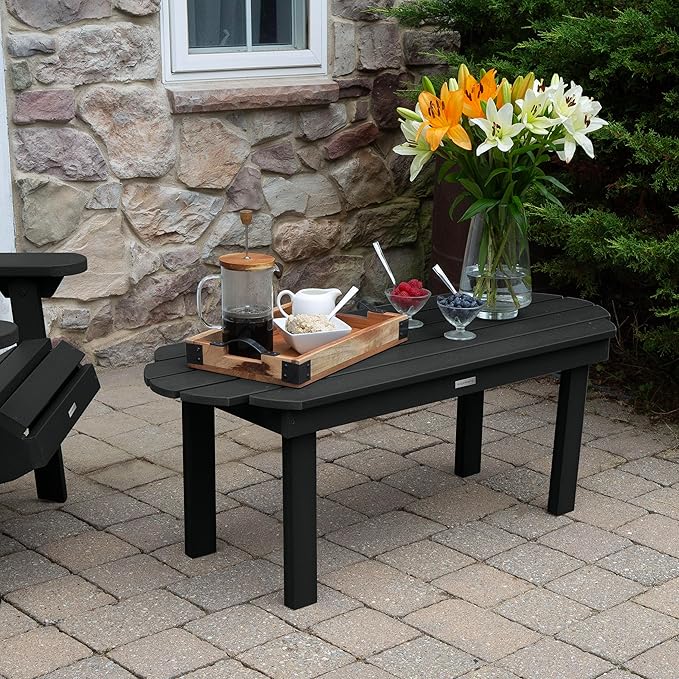 highwood Classic Westport Coffee Table, Black - Photo 3