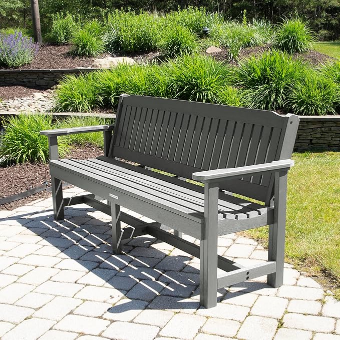 Sequoia Professional CM-BENSQ62-CGE Commercial Grade Exeter 6 Foot Garden Bench, Coastal Teak