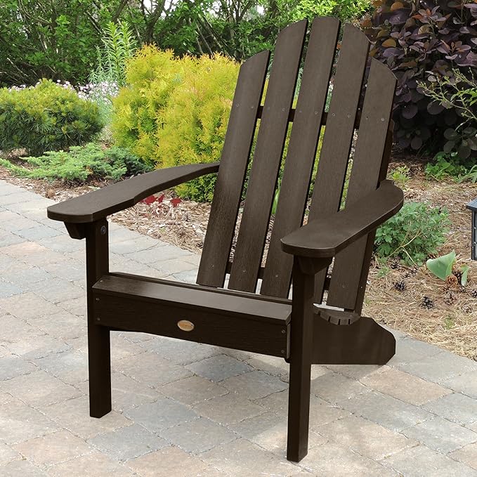 Highwood AD-CLAS1-ACE Classic Westport Adirondack Chair, Weathered Acorn