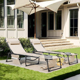 Flamaker Face Down Chaise Lounge Chair 5-Position Adjustable Sunbathing, Foldable Tanning Chair with Face& Arm Holes - Photo 5